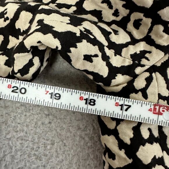 J. McLaughlin Delphine Tan Black Leopard Print Blazer Jacket Tan Black - Picture 3 of 16